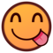 Face Savouring Delicious Food emoji on Emojidex